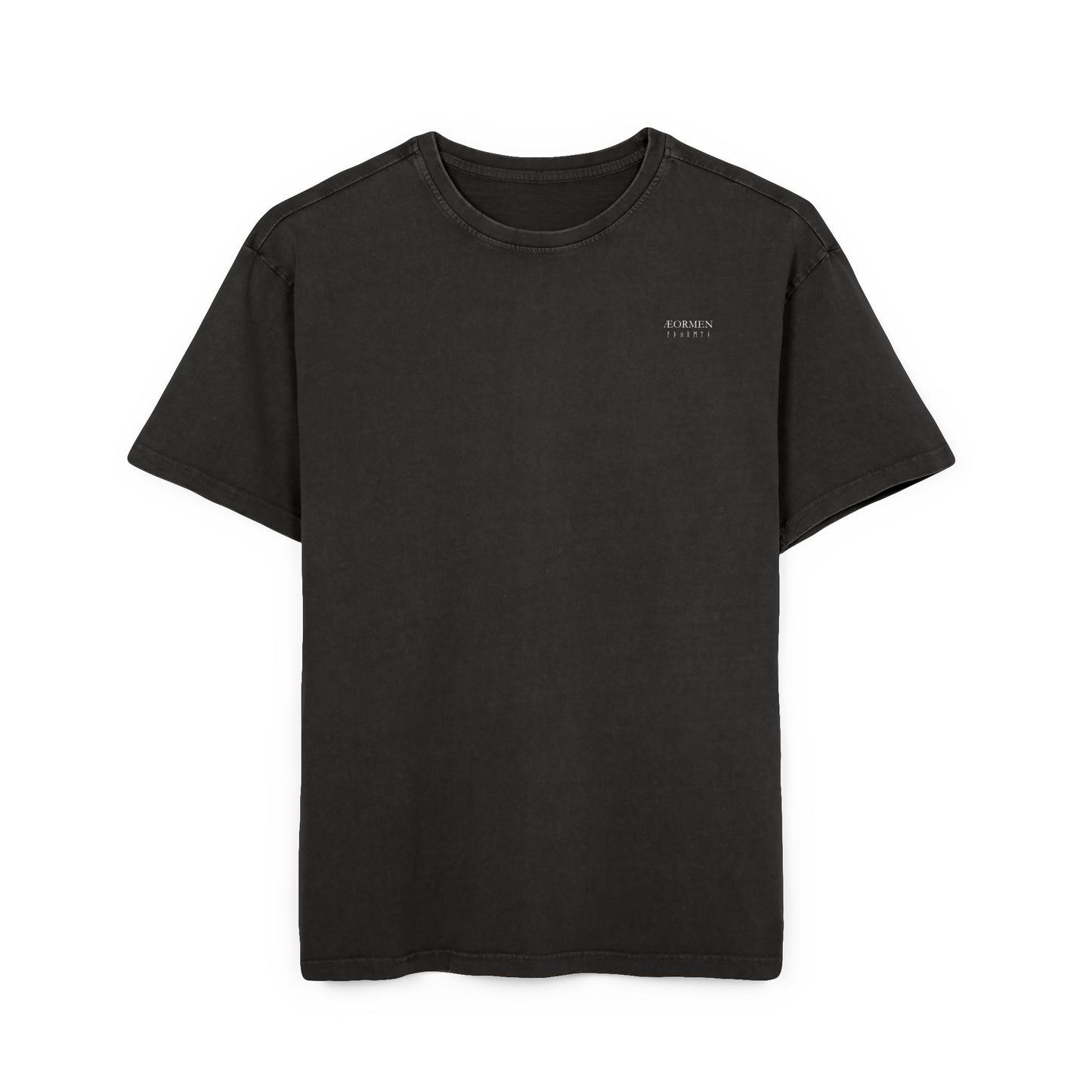 Oversize Tee with Motivational Quote NEVER BOW