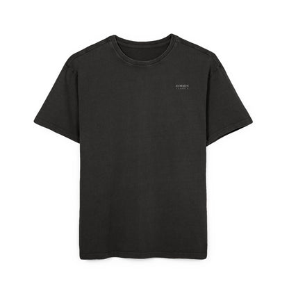 Oversize Tee with Motivational Quote NEVER BOW