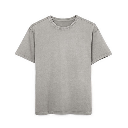 Oversize Tee with Motivational Quote Bourn Loud Rise Calm
